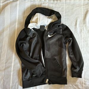Nike Black and Gray Hoodie